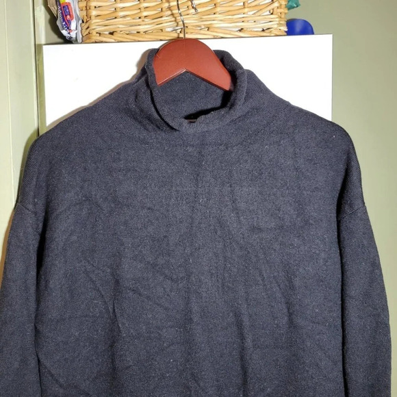 Aritzia Wilfred sweater dress wool Cyprie Dress Mock-neck With Slit Black XS - Picture 3 of 13